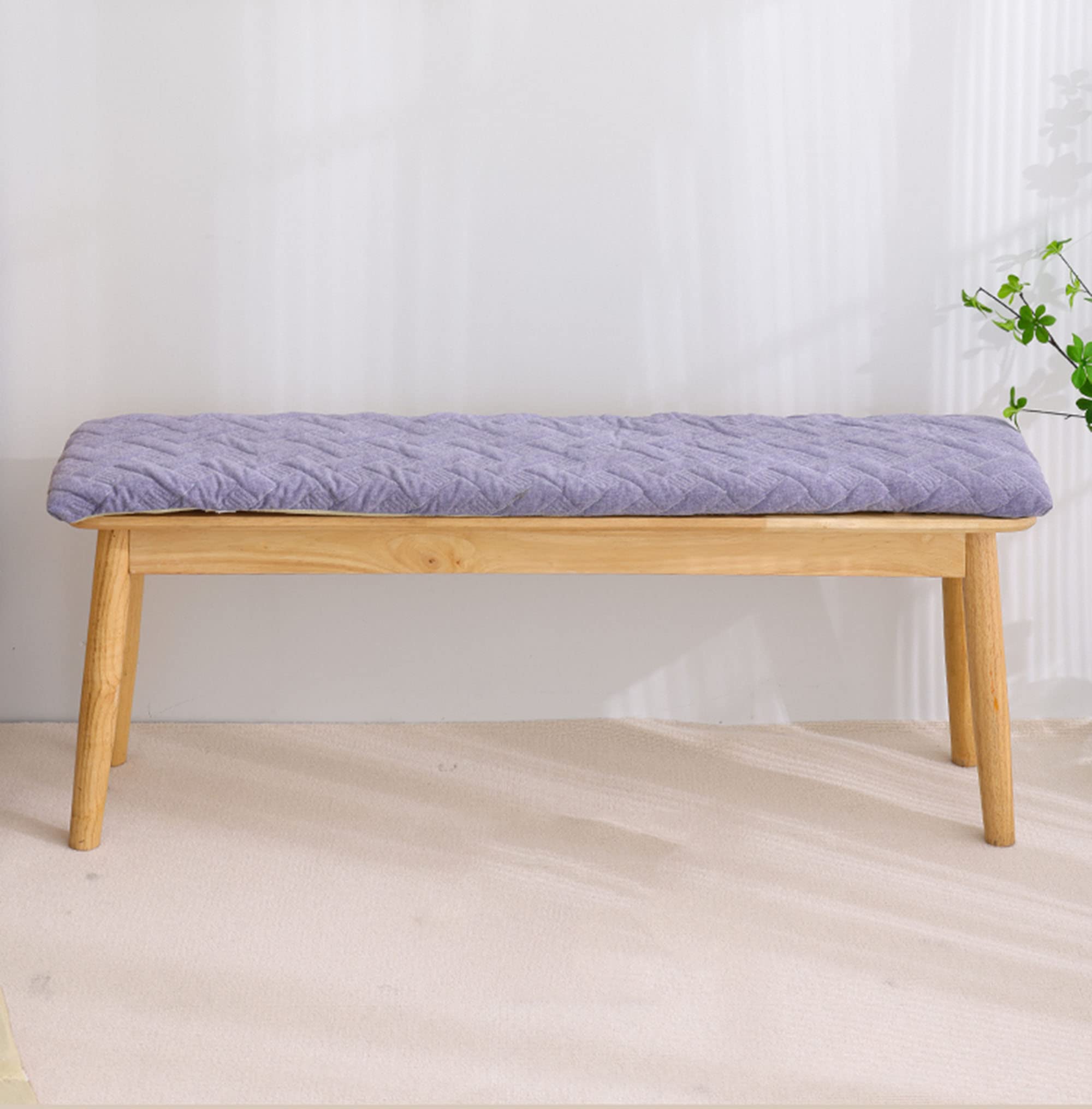 Coussin de banc de terrasse antidérapant et lavable pour repas en extérieur