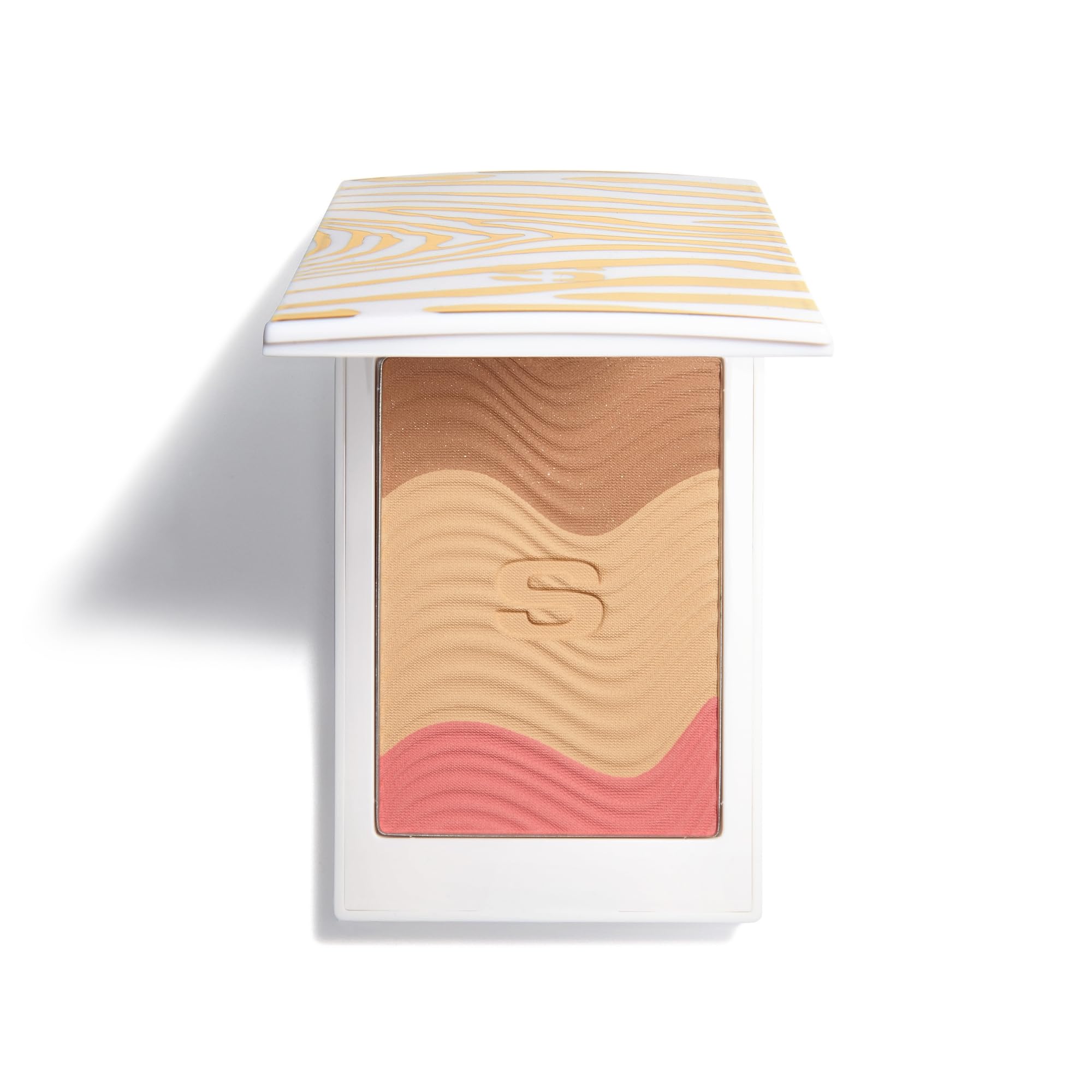 Phyto-Touche Sun Glow Powder, Peach Gold - Lightweight, Creamy Powder for a Flawless, Natural, Long-Lasting Finish - All Skin Types - Non-Comedogenic - Includes Mini Kabuki Brush