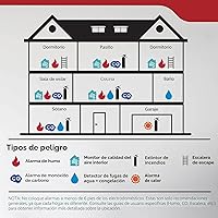 Vista 11 de Kidde Detector de humo, compacto de 4 pulgadas, funciona con pilas AA, 10SDR