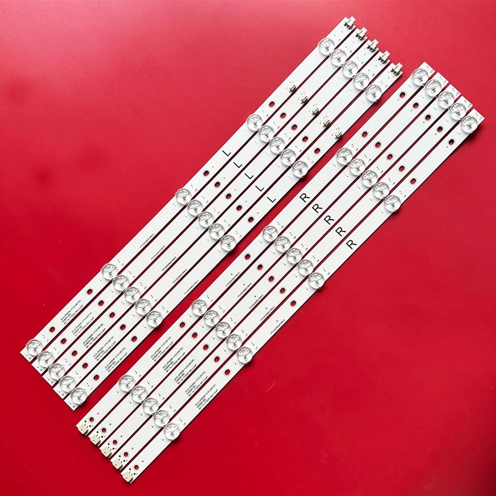 1/3set Striscia di retroilluminazione a LED 10LED TV da 49 Pollici JS-D-JP49DM-101EC (80720) 6V/LED E49DM1000 951-14-1T E493538 (Color : 15pcs(3TV))