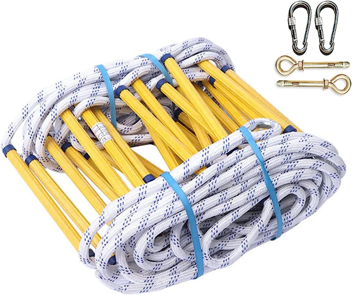 Escape Window Ladder, Emergency Rope, Flame Retardant Rescue For Evacuation And Wall Maintenance(59ft/18m)