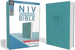 NIV Value Thinline Bible for Women, Large Print, Teal