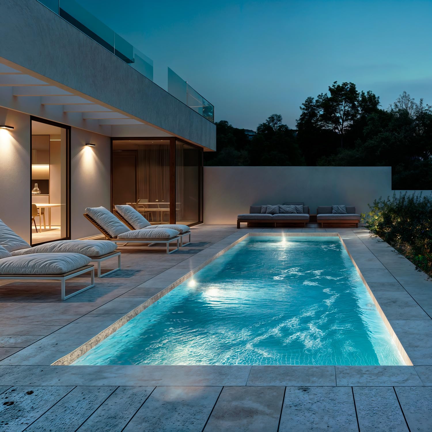 LEDKIA LIGHTING - Foco Piscina Superficie LED Sumergible | 12V DC | Acero Inoxidable IP68 | 20W | 6000K Blanco Frío | 2000 lm | Multicolor