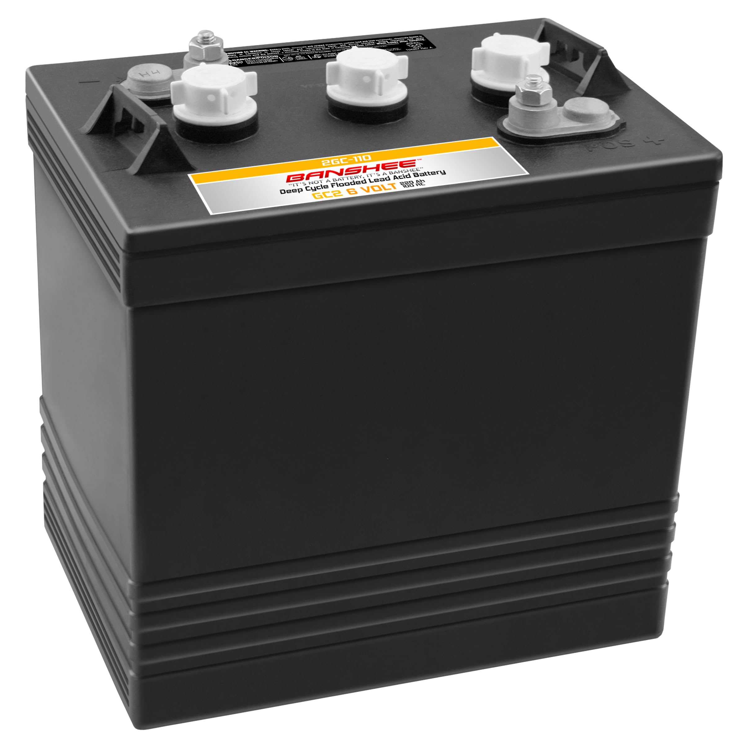 Amazon.com: Banshee Heavy Duty 6V Flooded Lead Acid Battery