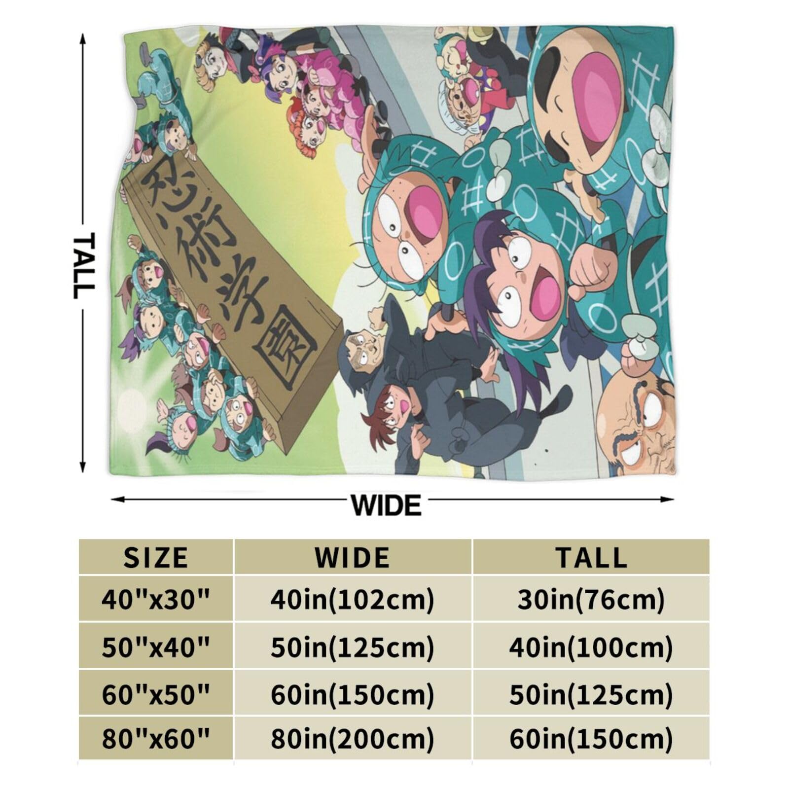 Amazon｜忍たま乱太郎 ブランケット フランネル 多機能フランネル