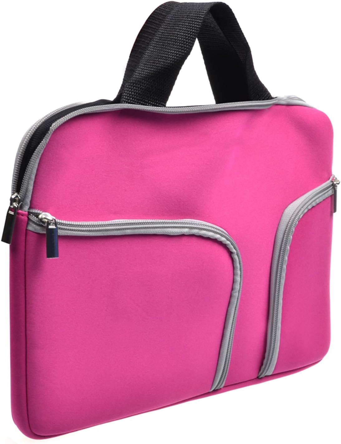 TOP CASE - Handy Zipper Sleeve Bag with Pockets/Compartments Compatible with All Laptop 11" 11-inch Laptop Notebook/MacBook Air/Ultrabook/Chromebook