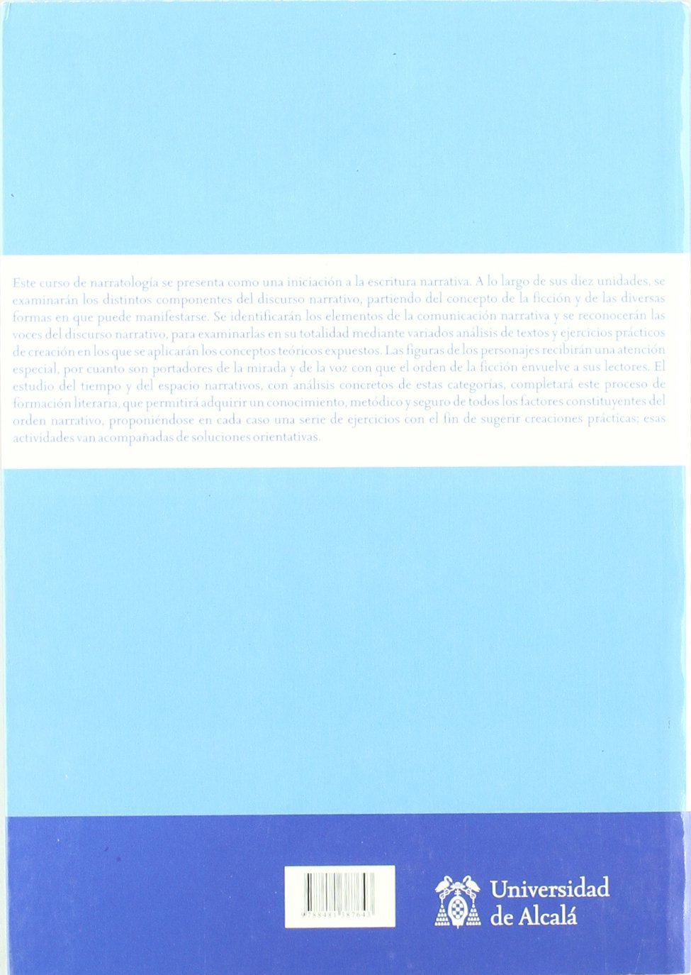 Curso de iniciación a la escritura narrativa: 01 (Testos Huniversitarios Humanidades)