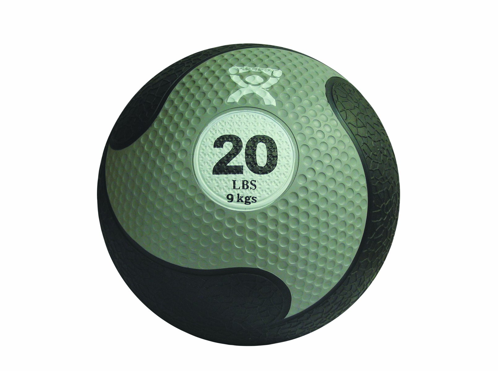 CanDo® Medizinball aus Gummi - 9,1 kg