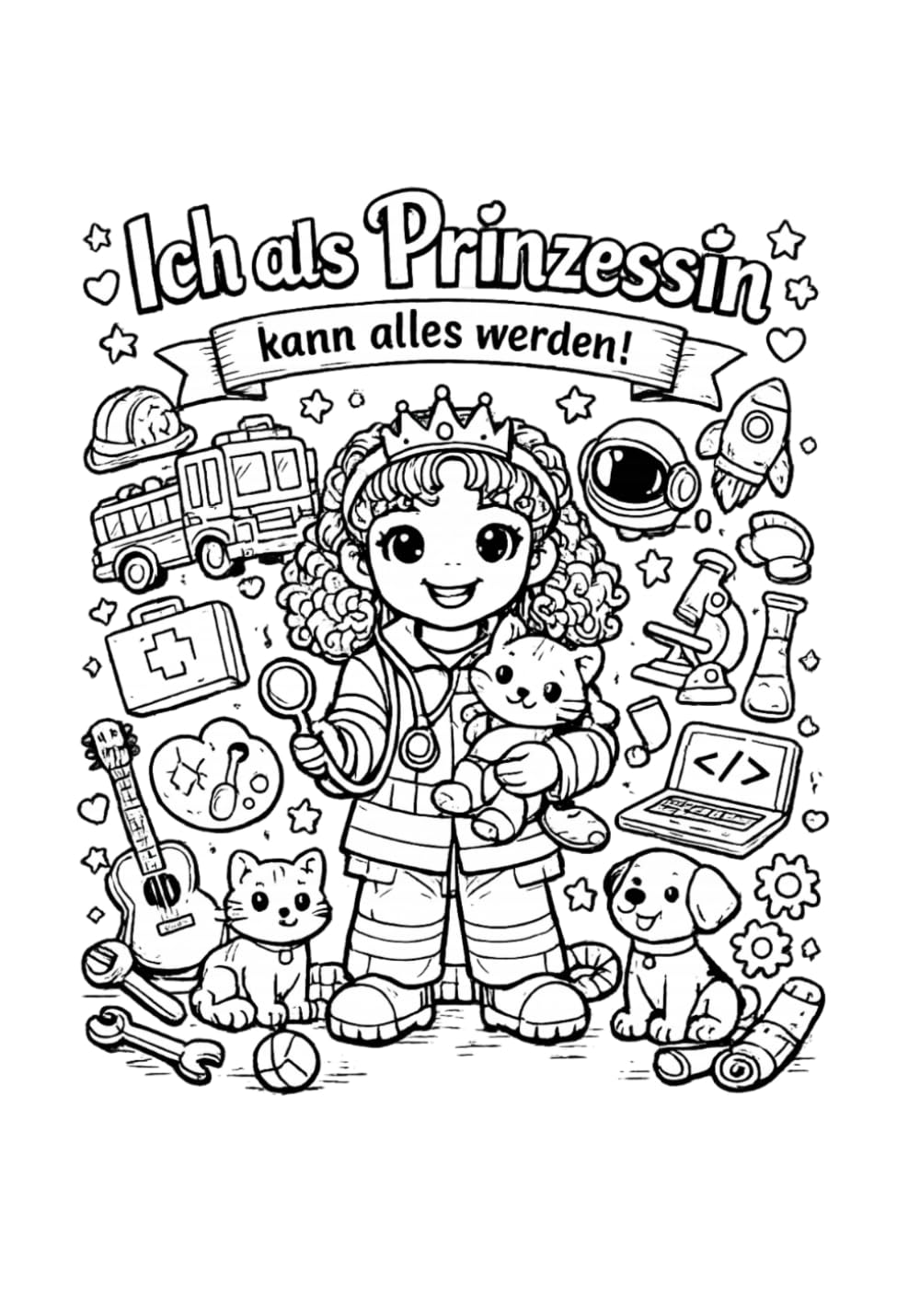 Ich als Prinzessin kann alles werden!