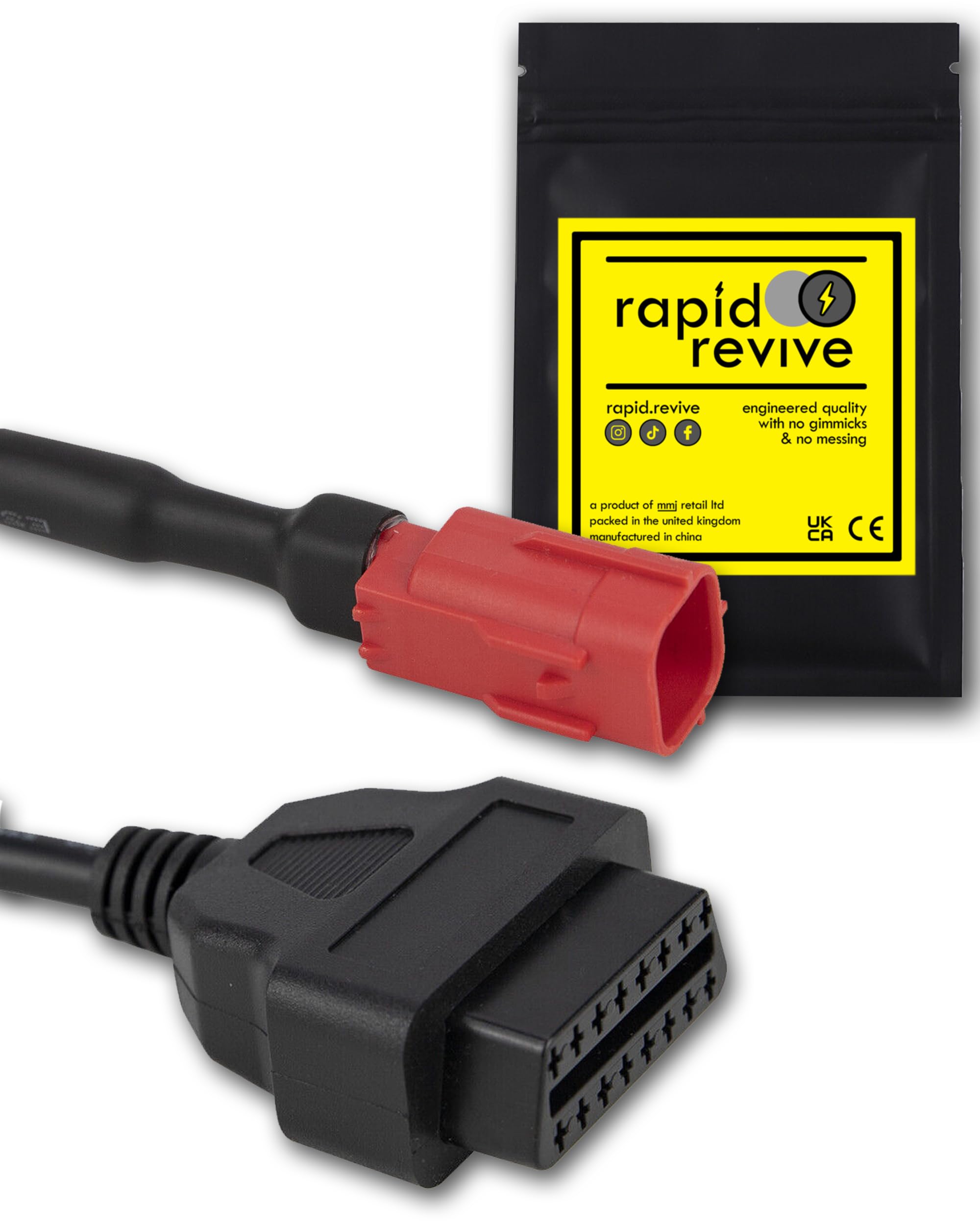 Buy Rapid Revive OBD2 6 Pin Diagnostic Tool Cable Adapter For Honda