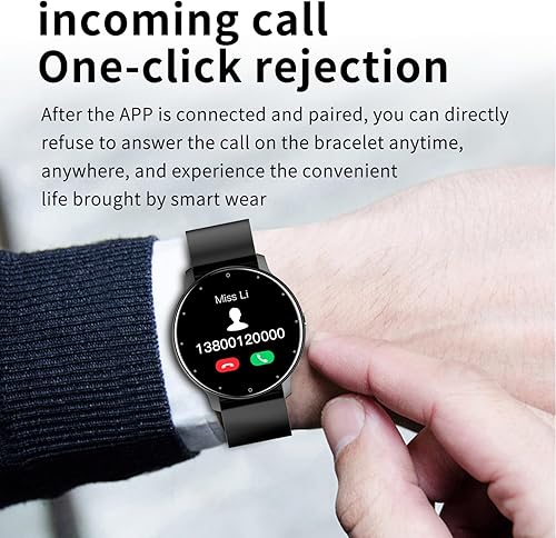 Miniatura 3 de Nuevos rastreadores de fitness con llamada Bluetooth, podómetro de pantalla HD de 1.39 pulgadas para contador de pasos, más de 100 modos de