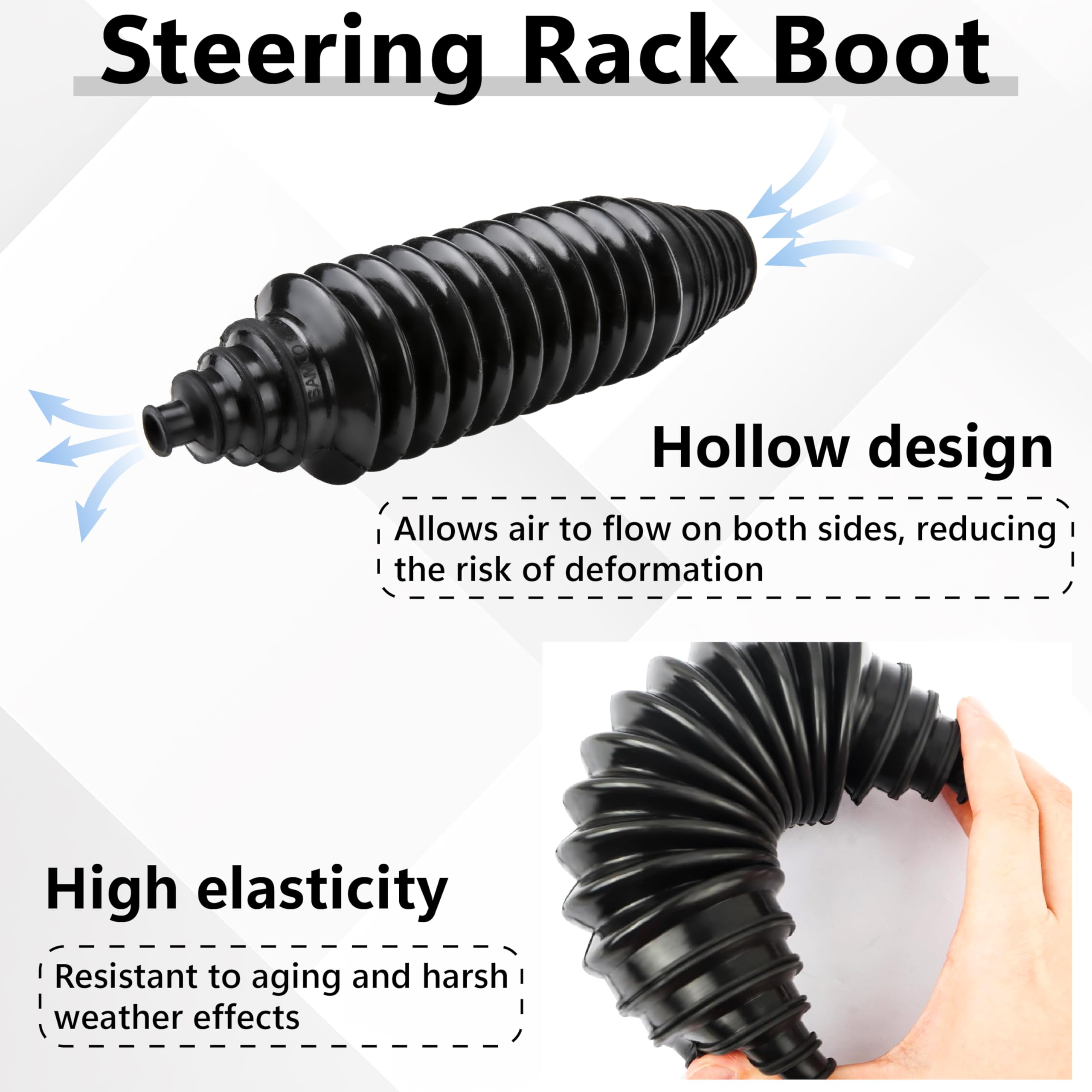 Snapklik.com : Steering Rack Boot Kit, Universal Steering Rack And ...