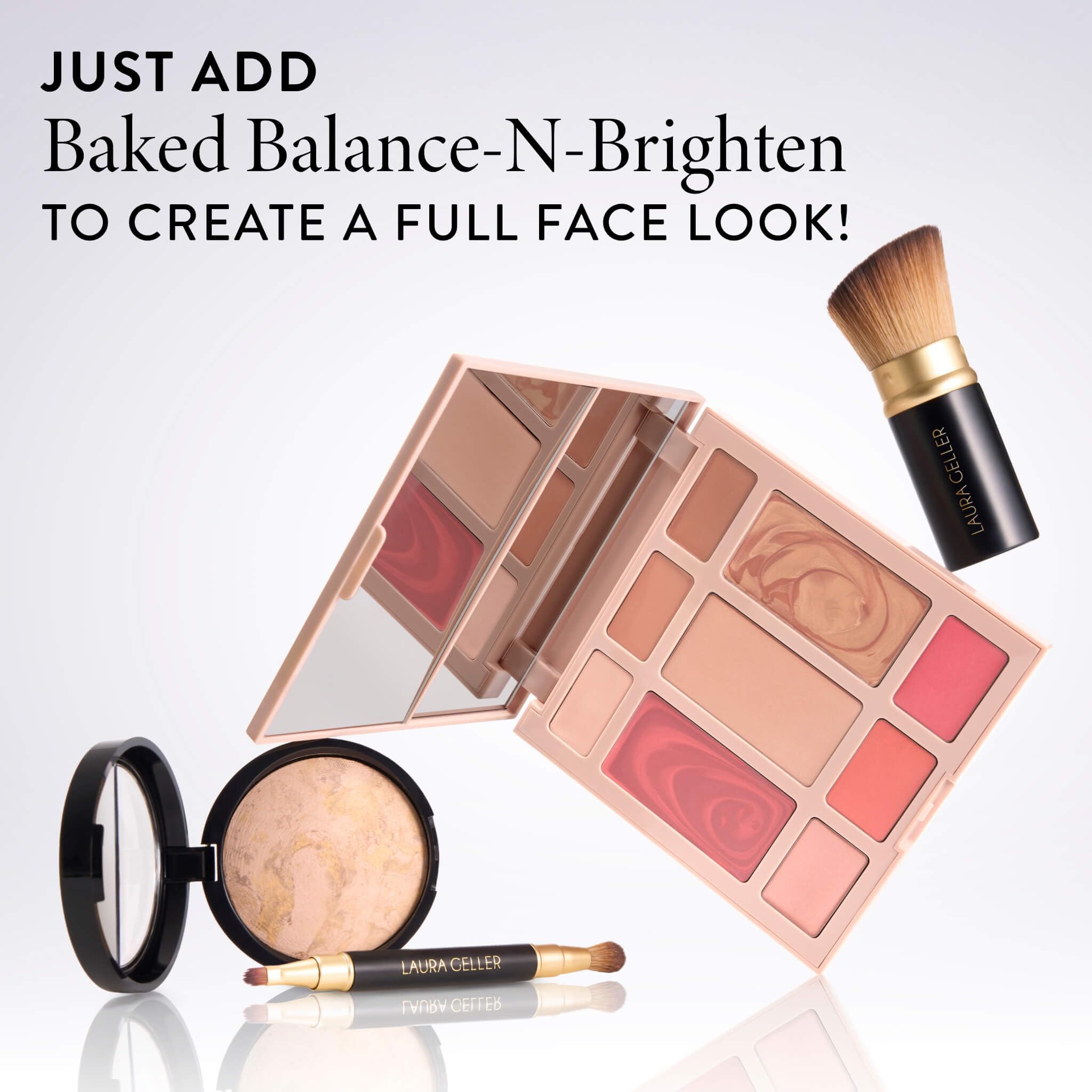 LAURA GELLER The Best of the Best Cream Full Face Palette | Palette all-in-one per viso, occhi e labbra | Trucco sfumabile e idratante realizzato per pelli mature