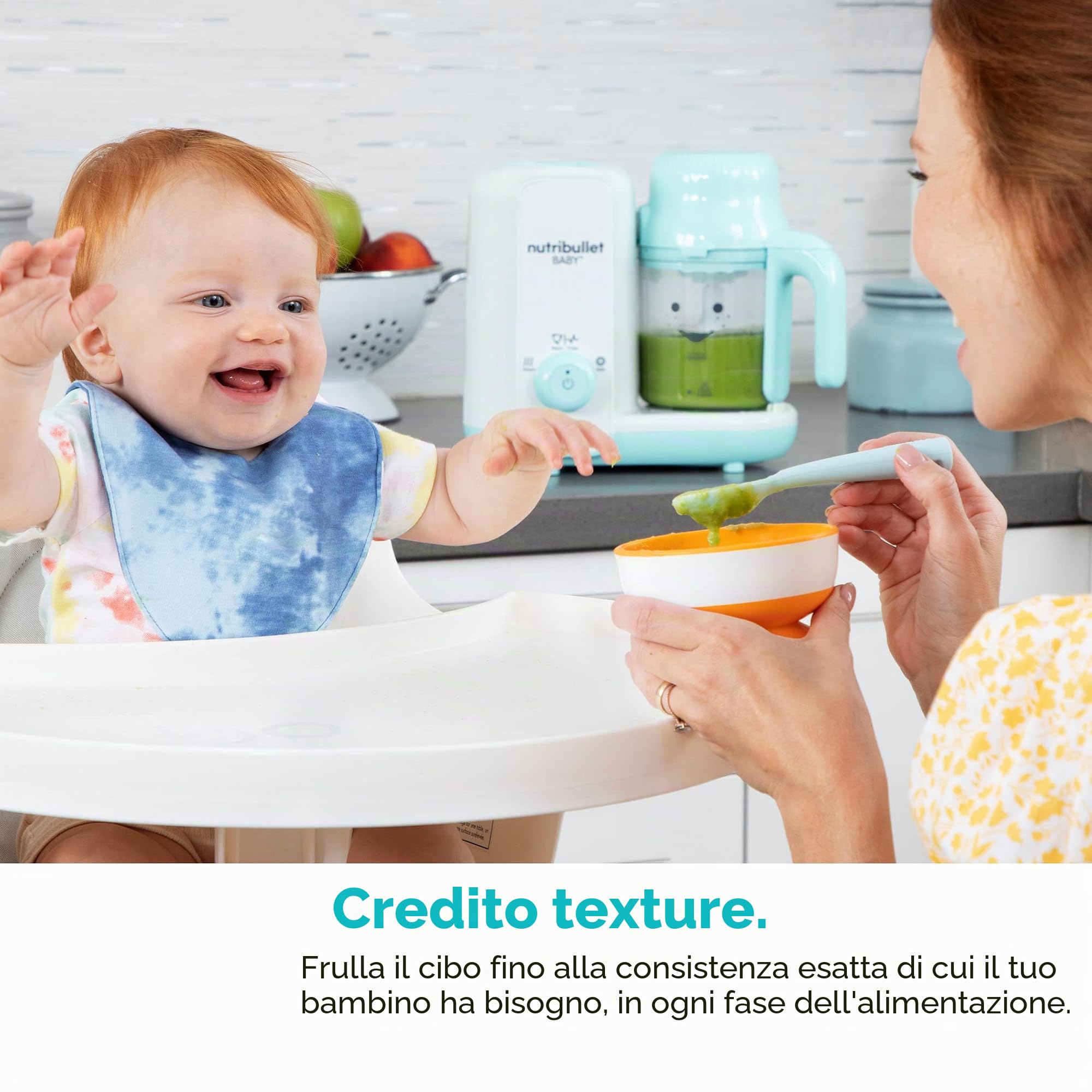 nutribullet Baby Steam + Blend, bianco/blu