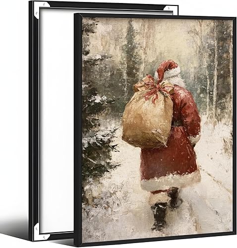 Miniatura 84 de Póster de cóctel con texto en inglés "Santa Claus Cheers", impresión en lienzo, pintura moderna, arte de pared moderno para decoración de pared de