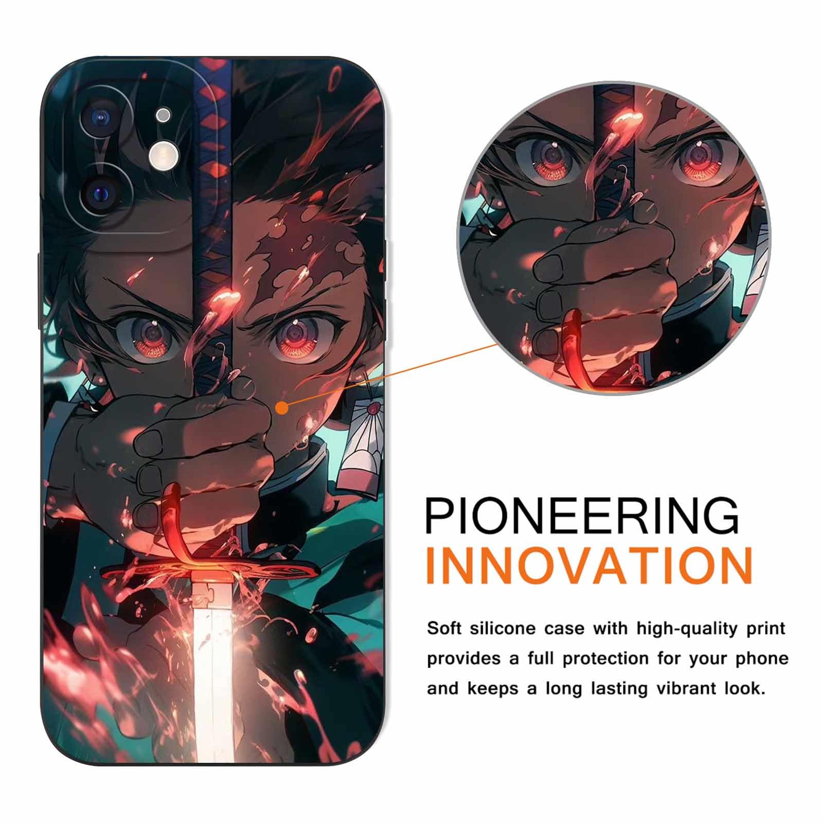 2 Pièces Coque Pour IPhone 12 Pro/iPhone 12 6.1'' Anime