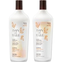 Bain de Terre Color Preserving Shampoo and Conditioner Set | Passion Flower | Protects & Maintains Color-Treated Hair | Paraben Free | Color-Safe | 13.5 Fl Oz