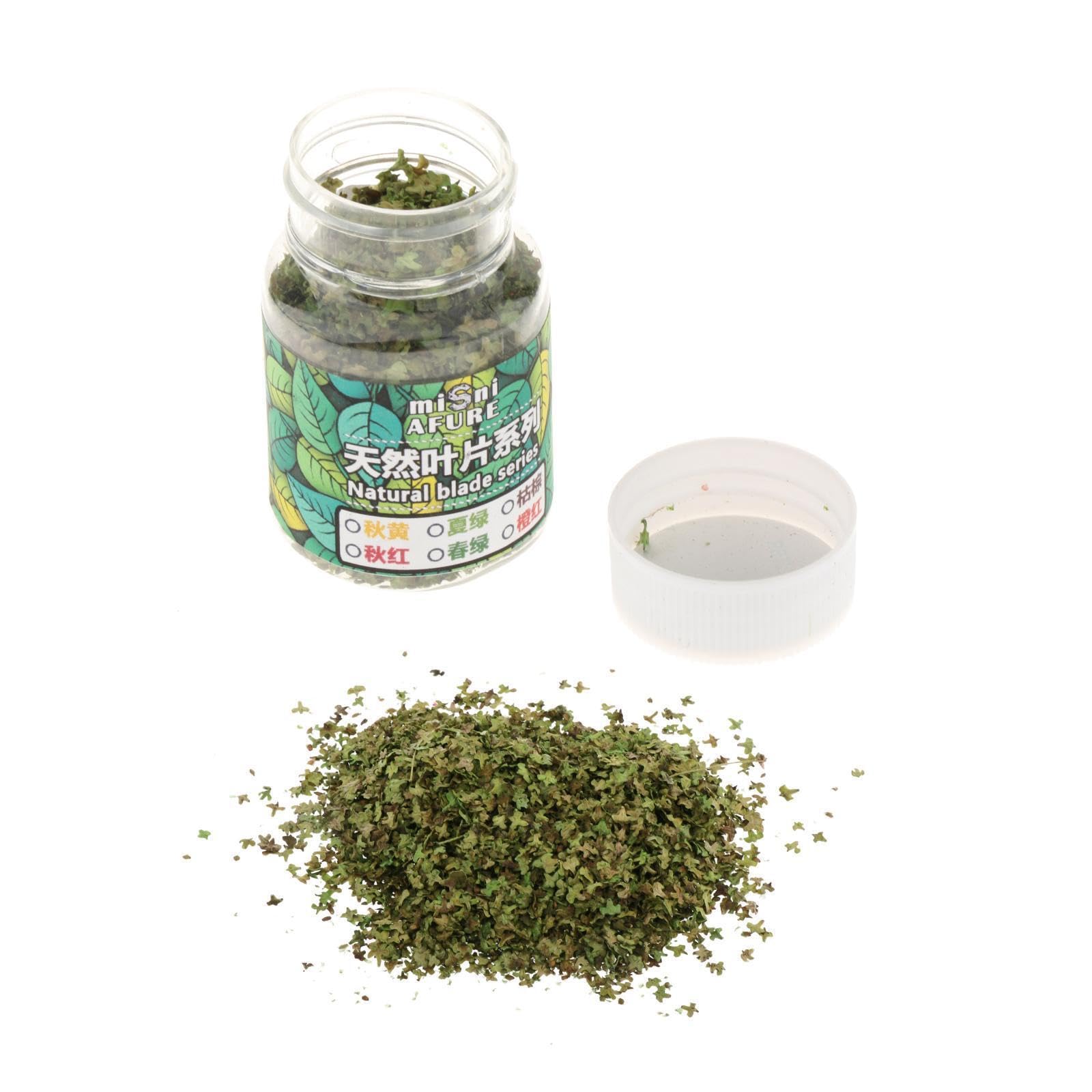 AUYXSSZ 56ML Model Scenery Featuring Simulation Leaves and Realistic Miniature Leaves for Model Layout Building DIY Mini Railway Fairy Garden Architecture