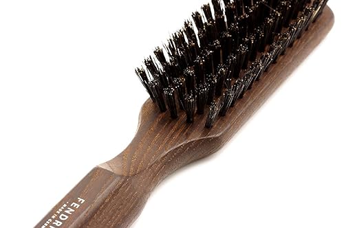 Miniatura 3 de Fendrihan Cepillo de pelo de ceniza termowood de 5 filas con cerdas de jabalí HECHO EN ALEMANIA
