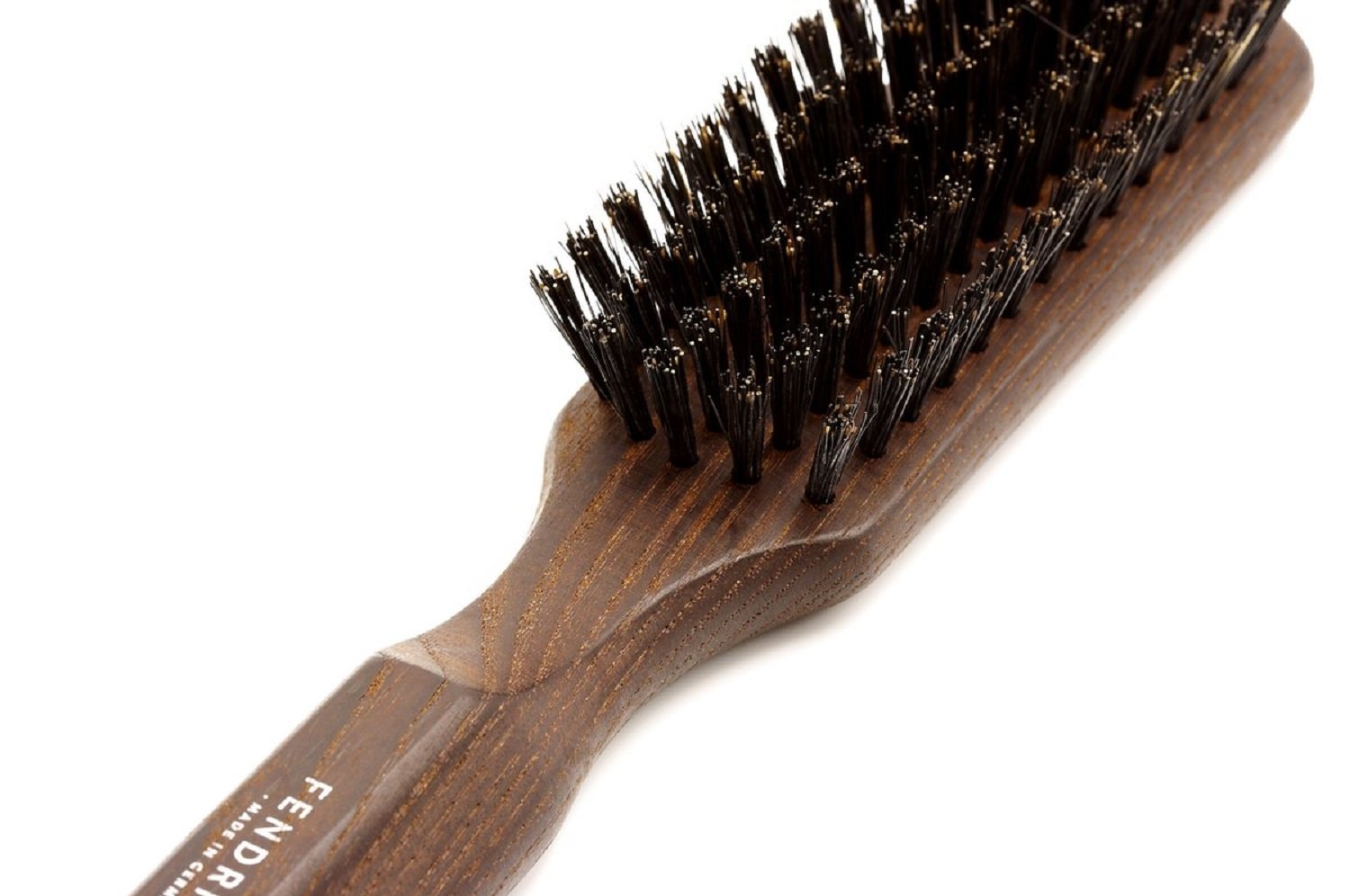 Fendrihan Cepillo de pelo Thermowood de 5 filas con cerdas de jabalí, fabricado en Alemania