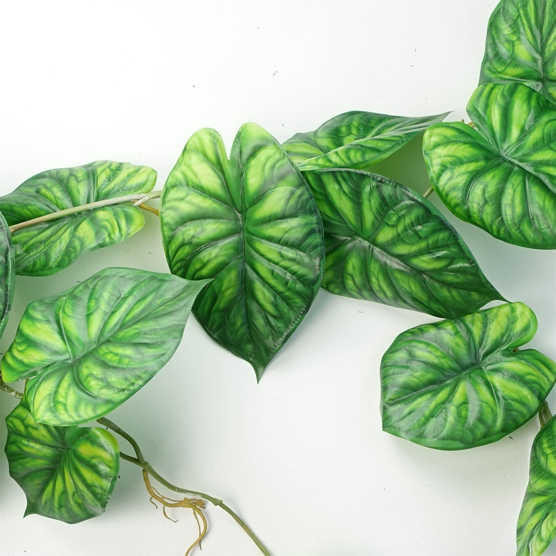 Leaf Ghirlanda Di Piante Artificiali Da Appendere - Salice Finto, 200 Cm, Cablata E Modellabile, Fatta A Mano