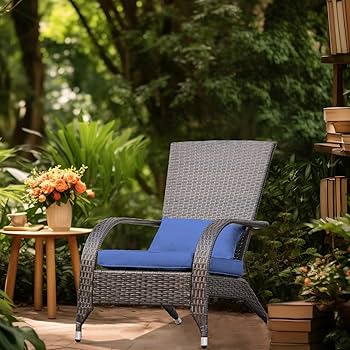 plastic wicker adirondack chairs