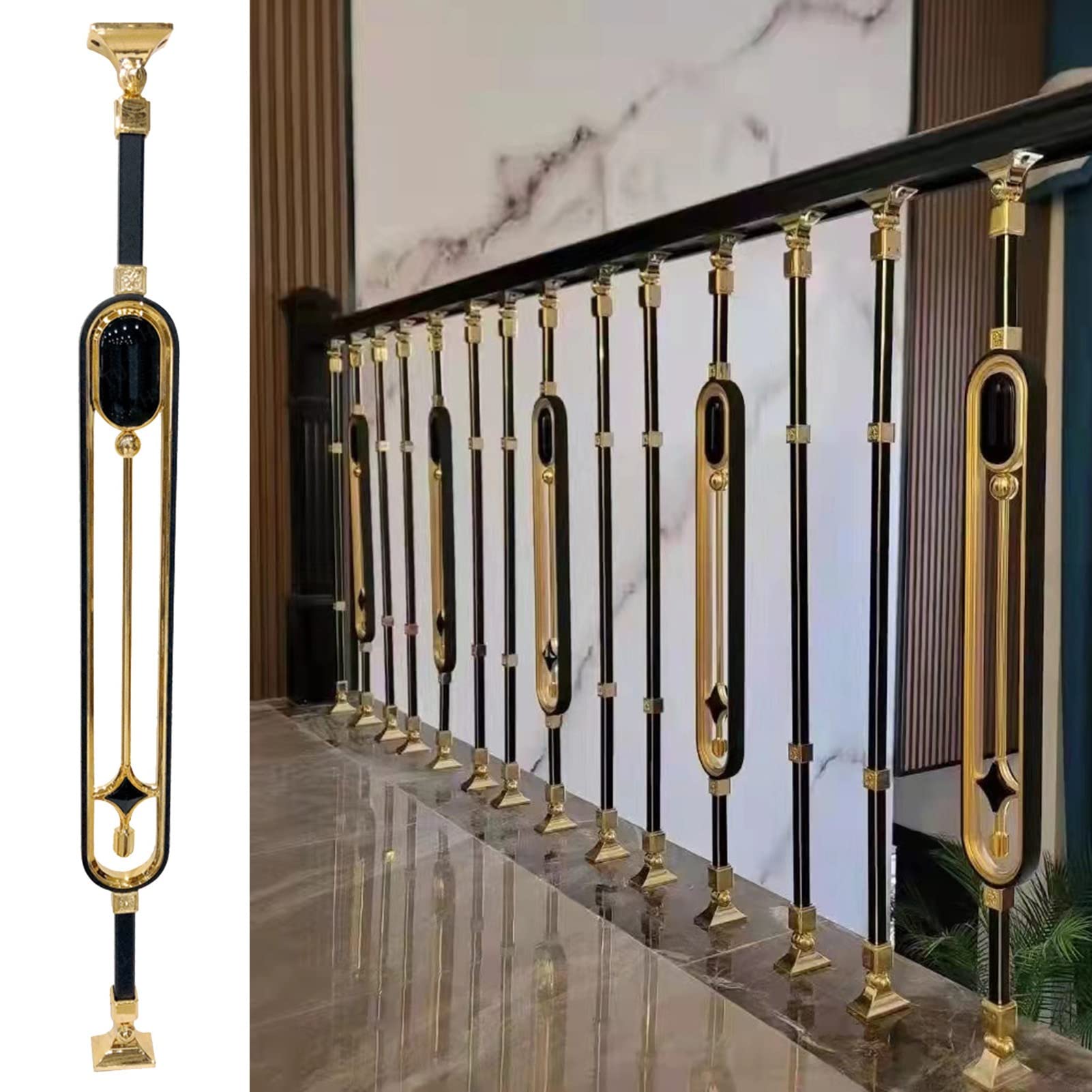 Amazon.com: LVLONG Smooth Balusters Indoor Railings - Modern Stair