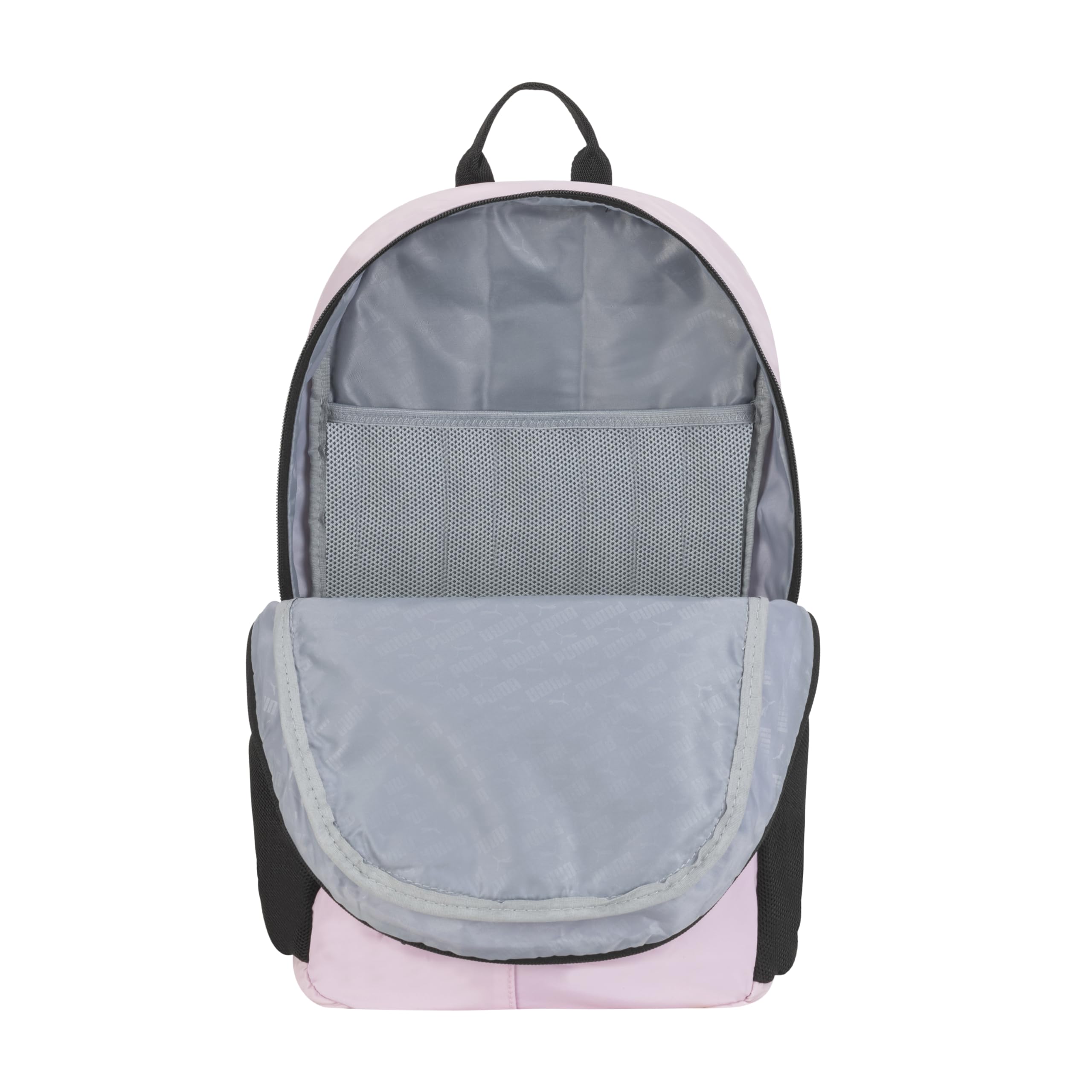 Mochila Poppy para mujer de PUMA en tejido memory con funda para portátil, correa para equipaje y bolsillos para botella de agua, rosado, malva, (Rose Mauve), Talla única