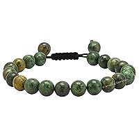Vista 292 de Amazing Gemstone Yaxaite Bracelet for Women Men's Gifts - Protection Healing Crystal Bracelet - 8mm Gemstone Beaded Adjustable Bracelet Pulseras