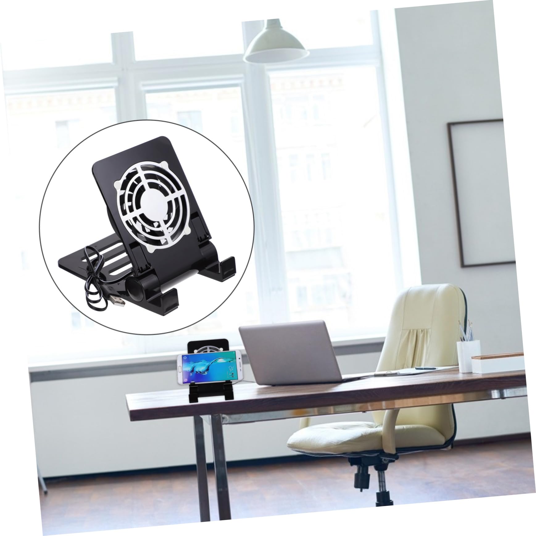 HOMSFOU 4pezzi Per Console Portatile Ventilatore Usb Stand Per Smartphone e Tablet Compatibile Design Ottimizzare Raffreddamento