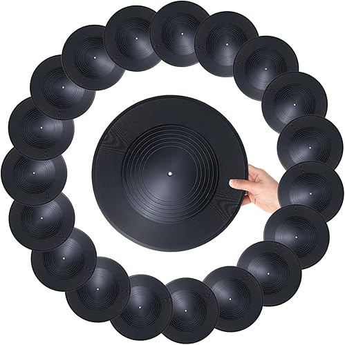 20 discos de vinilo en blanco de 12 pulgadas, decoración vintage para pared, estética, hogar, estudio, habitación, discos, hip hop, rock, 70, 80,