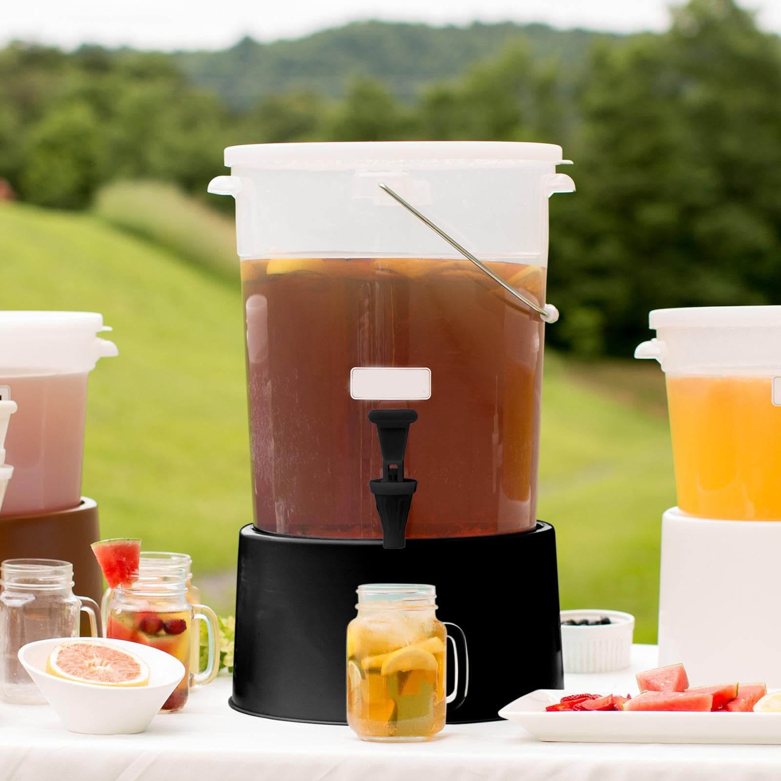 Baoblaze Dispensador de Bebidas para Catering. Base Robusta. Recipiente de Servicio Resistente al Desgaste. Dispensador de zumos para, hoteles y, 22l