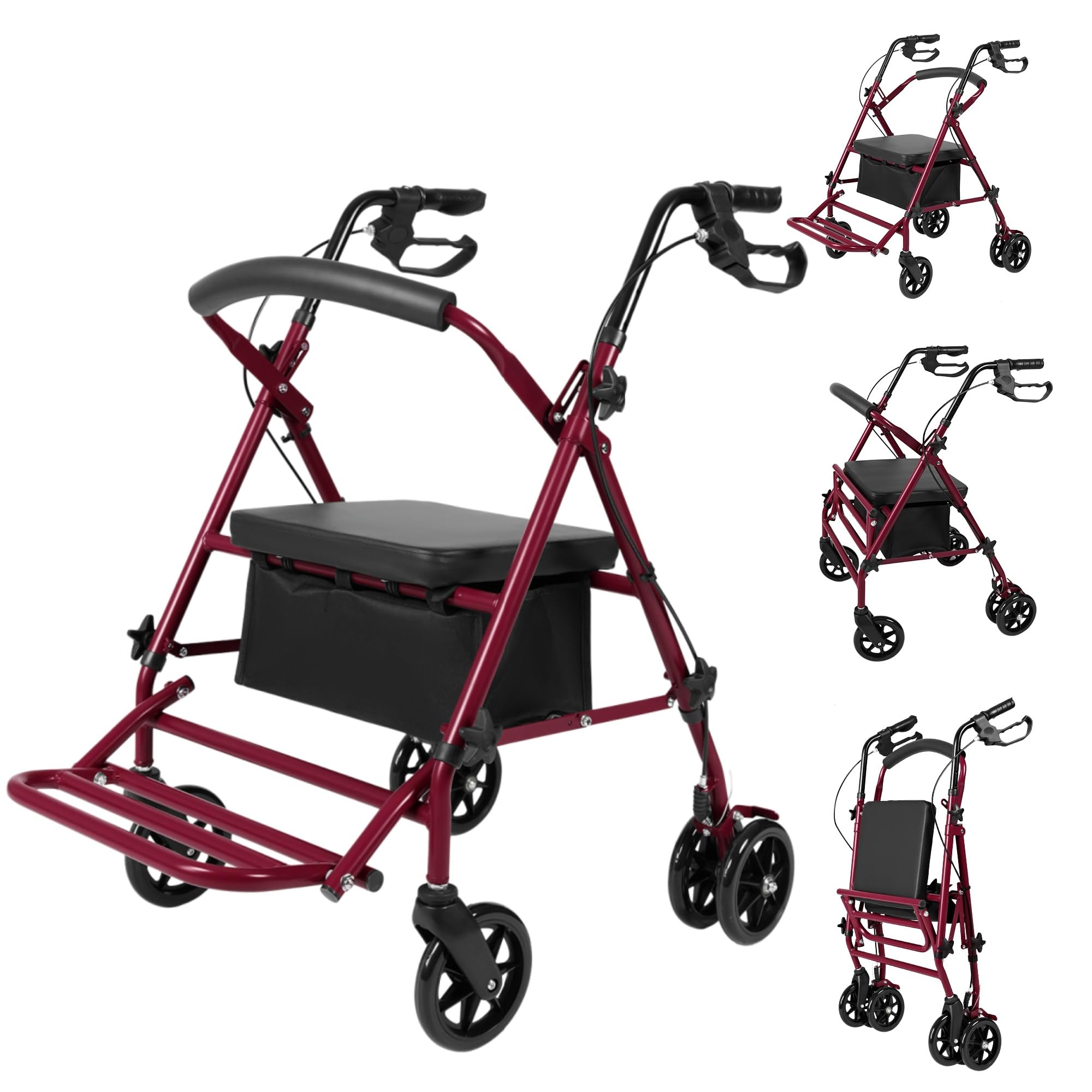 Amazon | ガービー(Garvee) 歩行器 耐荷重136kg 4段階高さ調節能