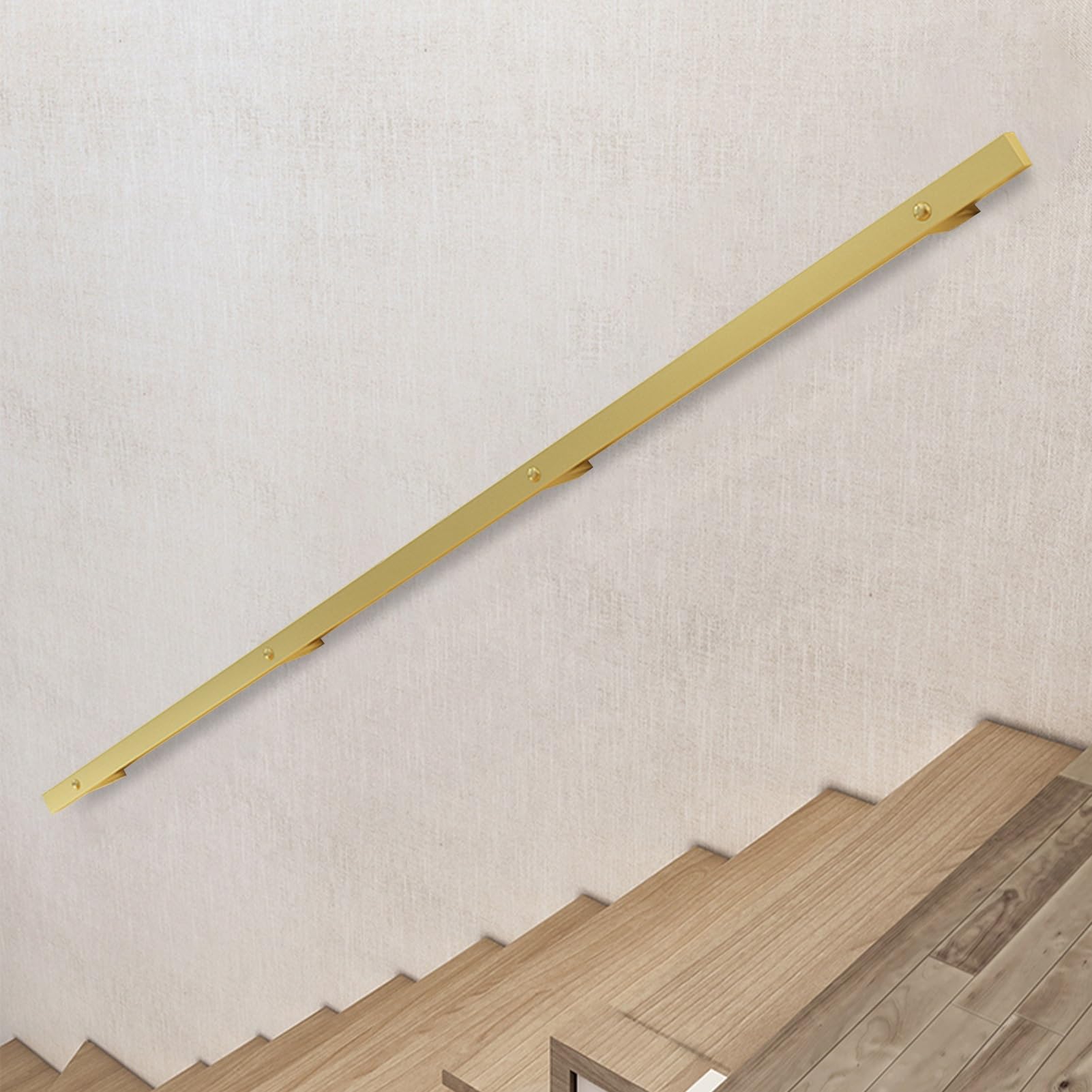 Rampe d'escalier murale en fer forgé 7ft 15ft pour couloir et escalier de loft
