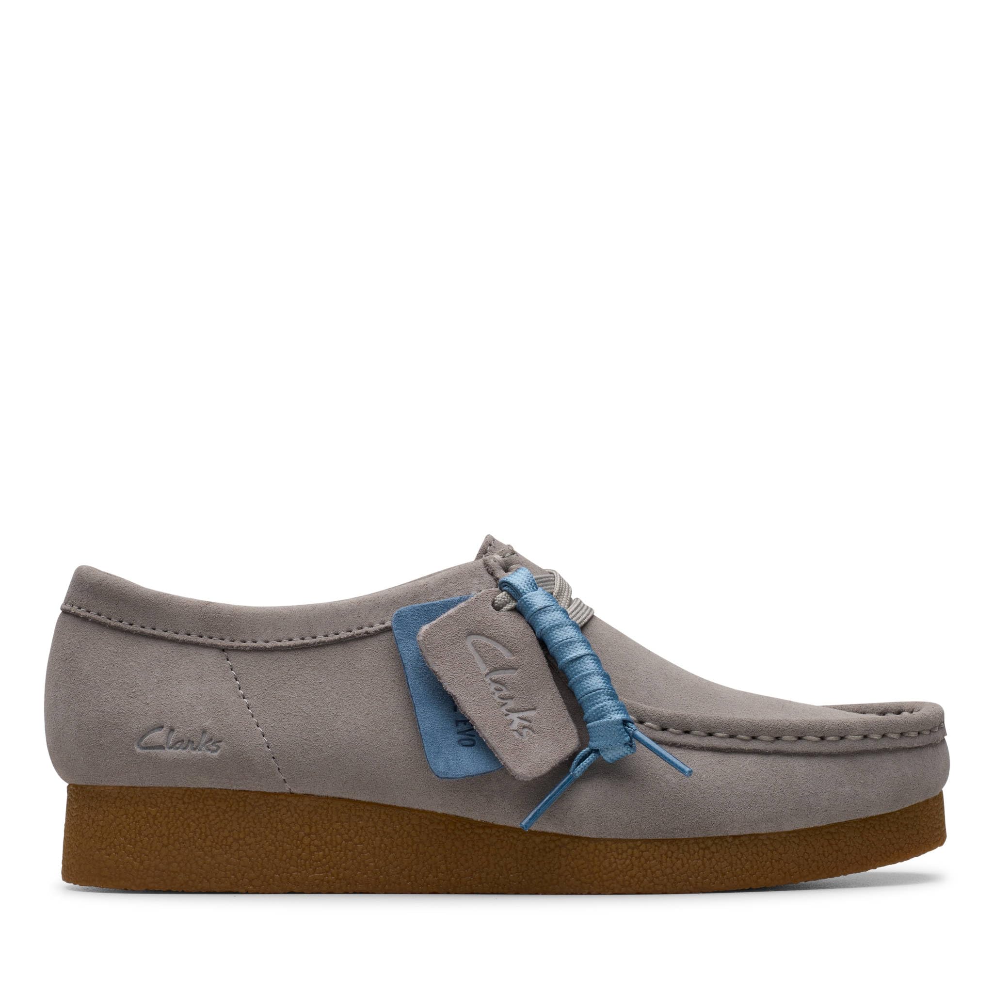 Clarks WallabeeEVOSh Womens Dark Grey SDE, 7.5