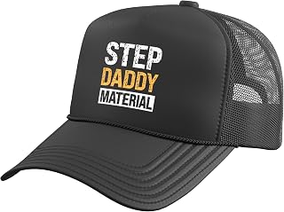 Step Daddy Material Trucker Hat with Adjustable Mesh Back