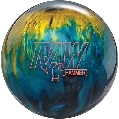 Hammer Raw Smoke/Blue/Gold Bowling Ball