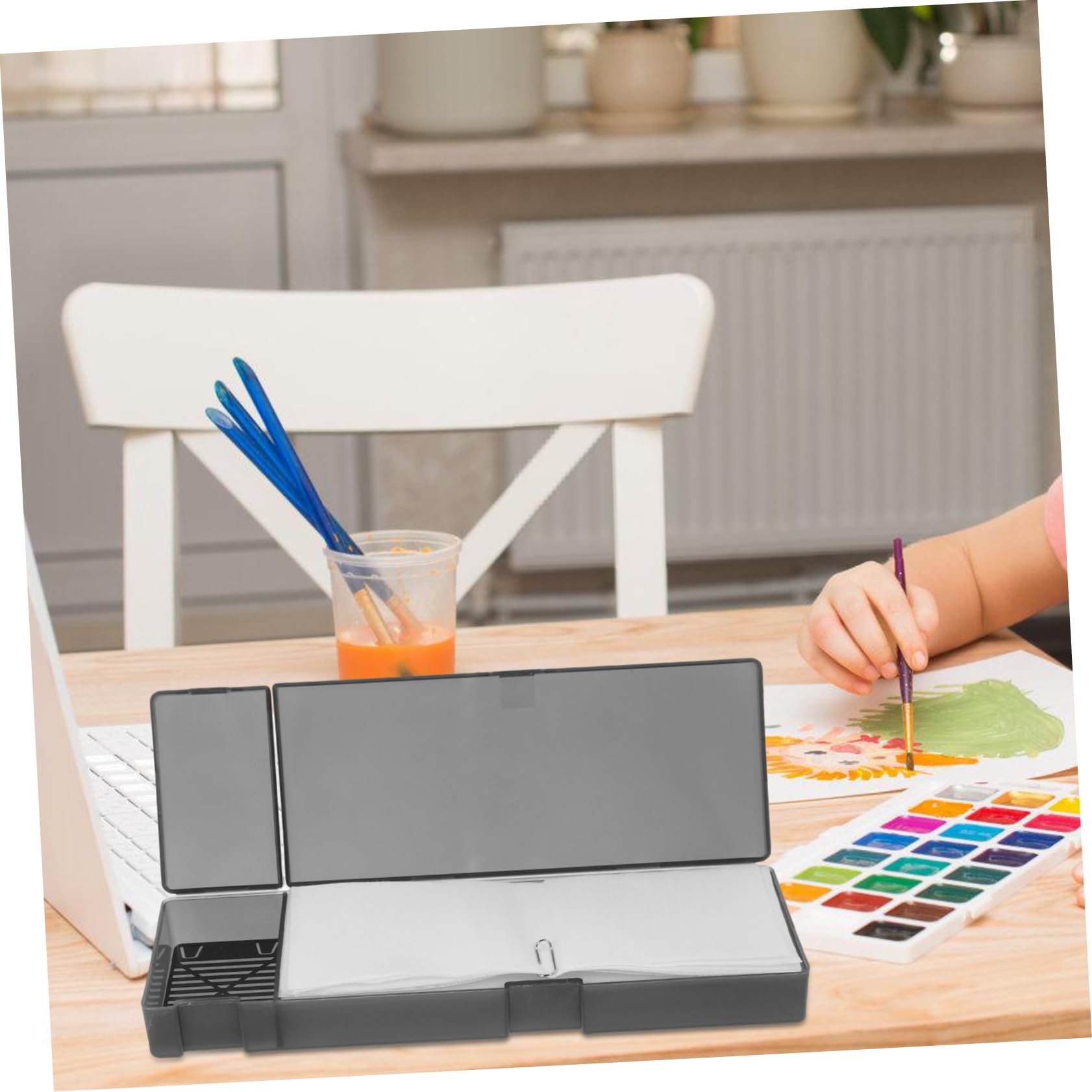 4 Ensembles Palette Humide pour Peinture de Boîte à Pigment pour Modèles pour Mélanger Optimiser Hydratation