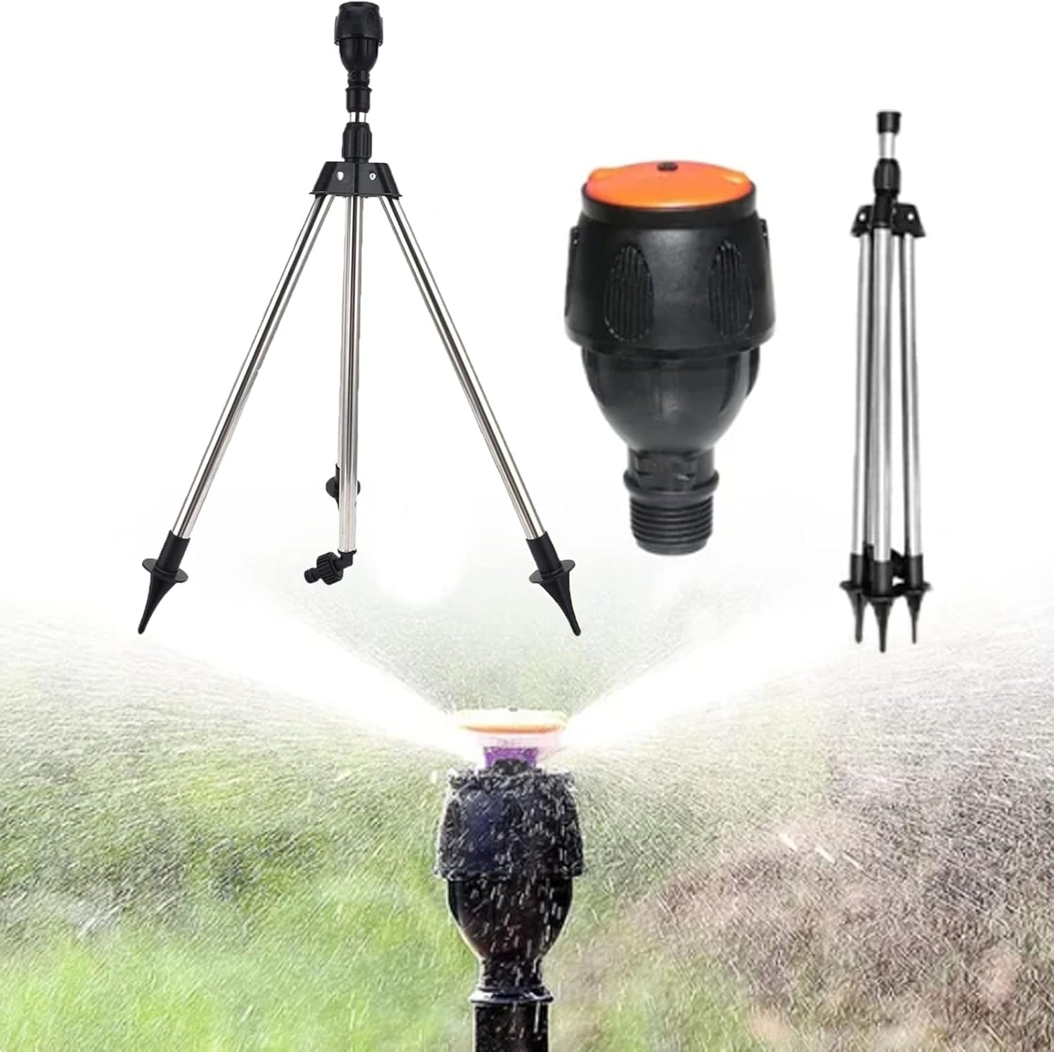 Basically Rotating Tripod Sprinkler, Rotating Tripod