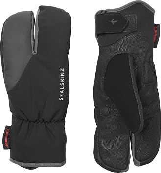 SEALSKINZ Barwick Waterproof Extreme Cold Weather Cycle Split Finger Glove