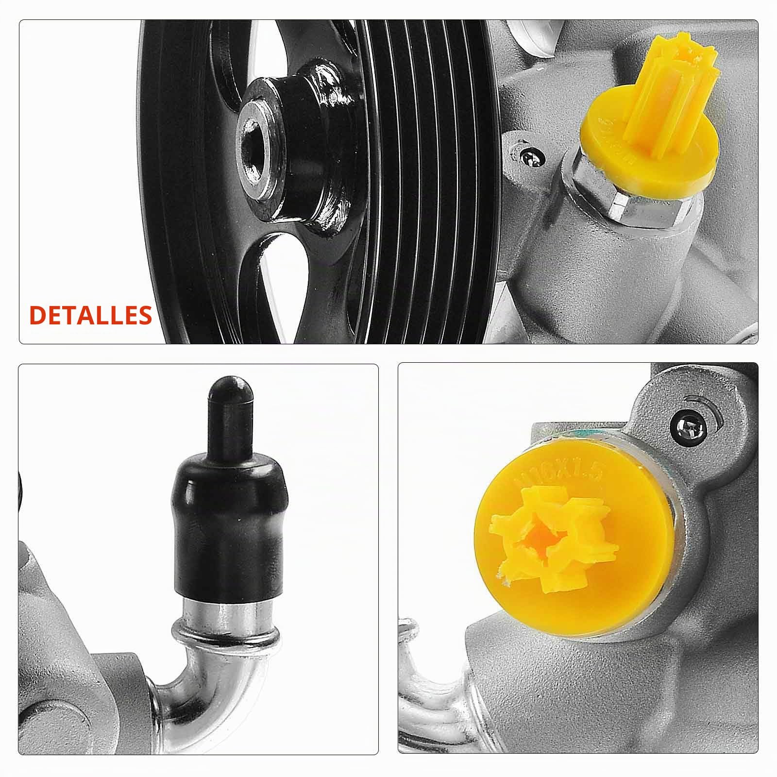 Frankberg Bomba de la dirección asistida Compatible con Xsara Picasso N68 1.6 HDi 2004-2011 Replace# 9647790780,4007.H0