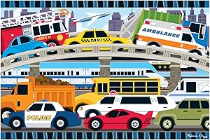 Melissa & Doug Traffic Jam Jumbo Jigsaw Floor Puzzle for Kids Ages 3-5