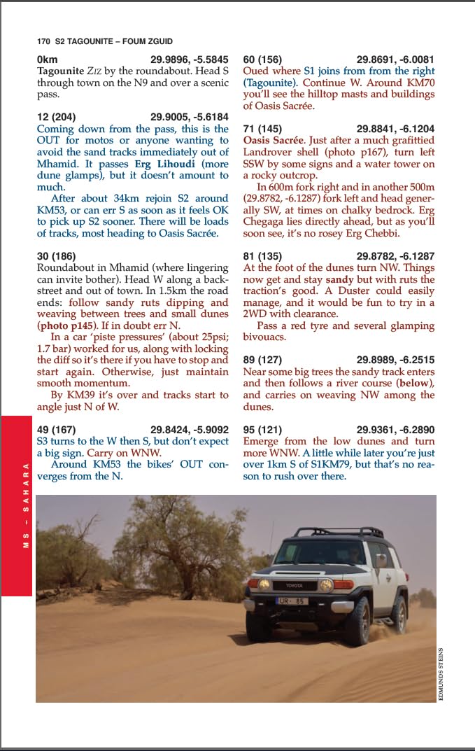 Morocco: Overland route guide 4wd, motorcyclist & cyclist (Trailblazer Guides)