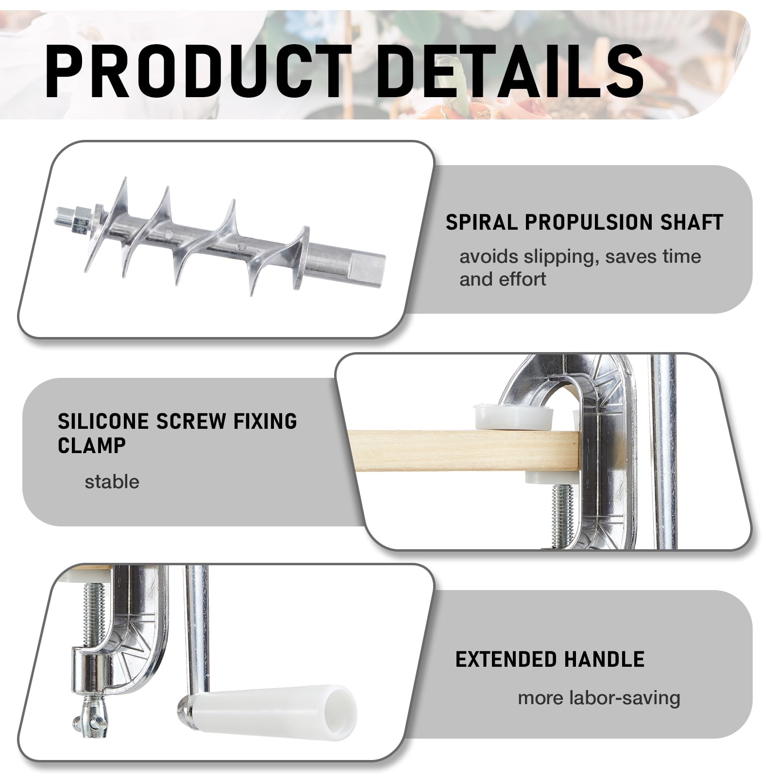 Threlaco Manual Sausage Stuffer - Make Your Own Sausage! -6