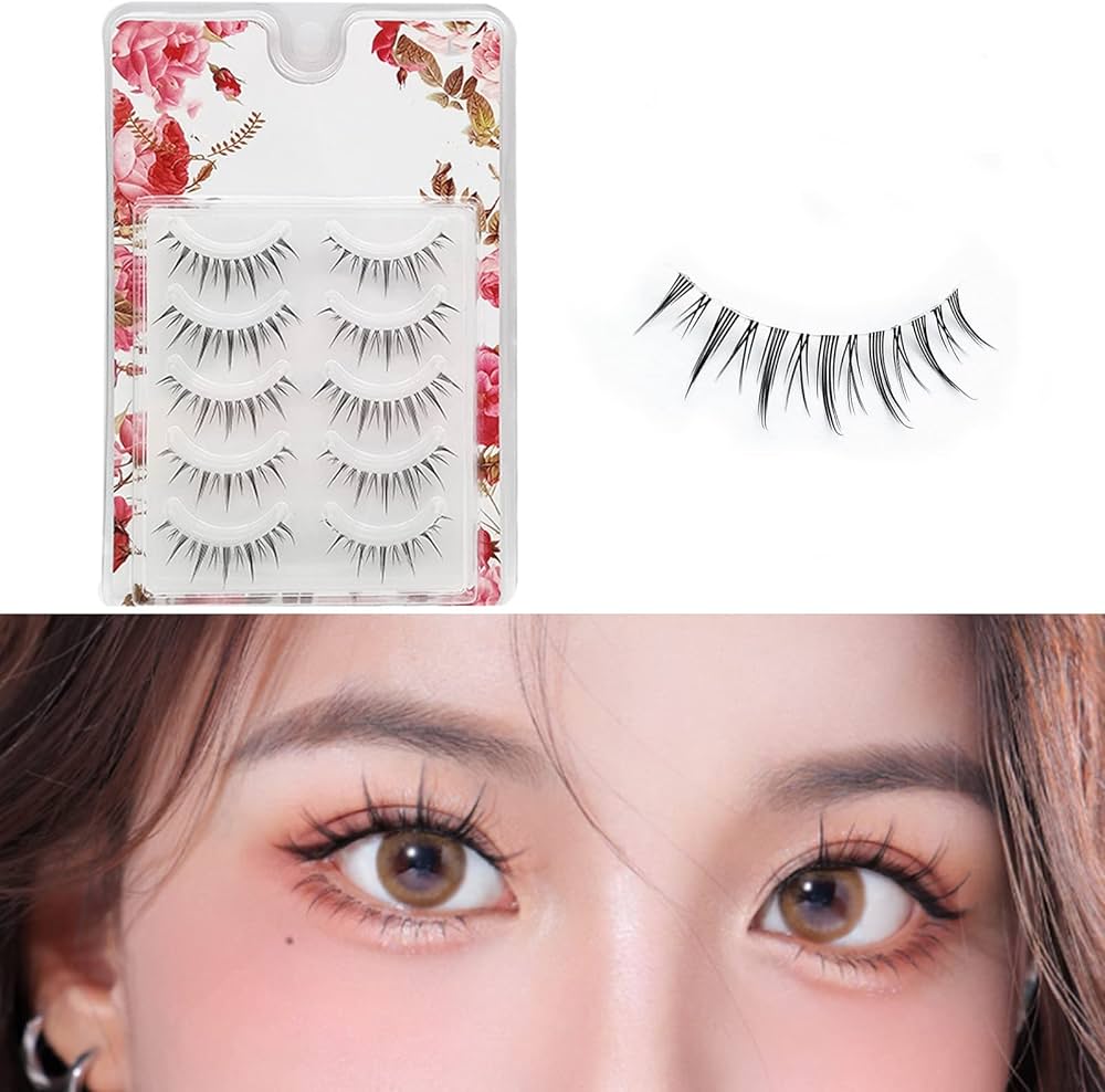 Amazon.co.jp: Doyime つけまつげ ナチュラル目尻 5ペア 自然な