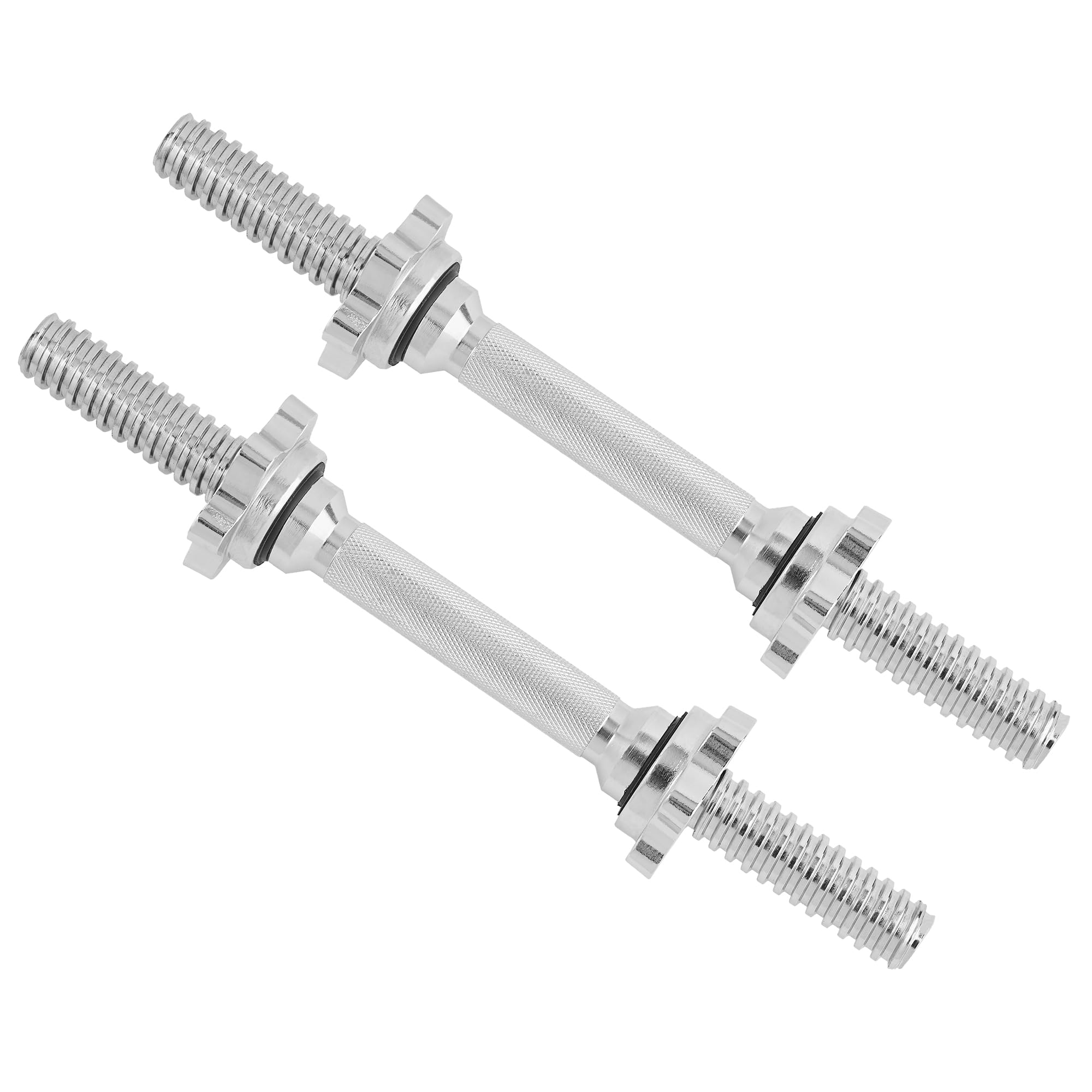 Yes4All Solid Adjustable Dumbbell Bar And Dumbbell Connector Bar, 4 Spinlock Dumbbell Handle with Length 40 cm Ø 3 cm (1.15in), Length 35 cm Ø 2.5 cm (1 in) - Dumbbells Set