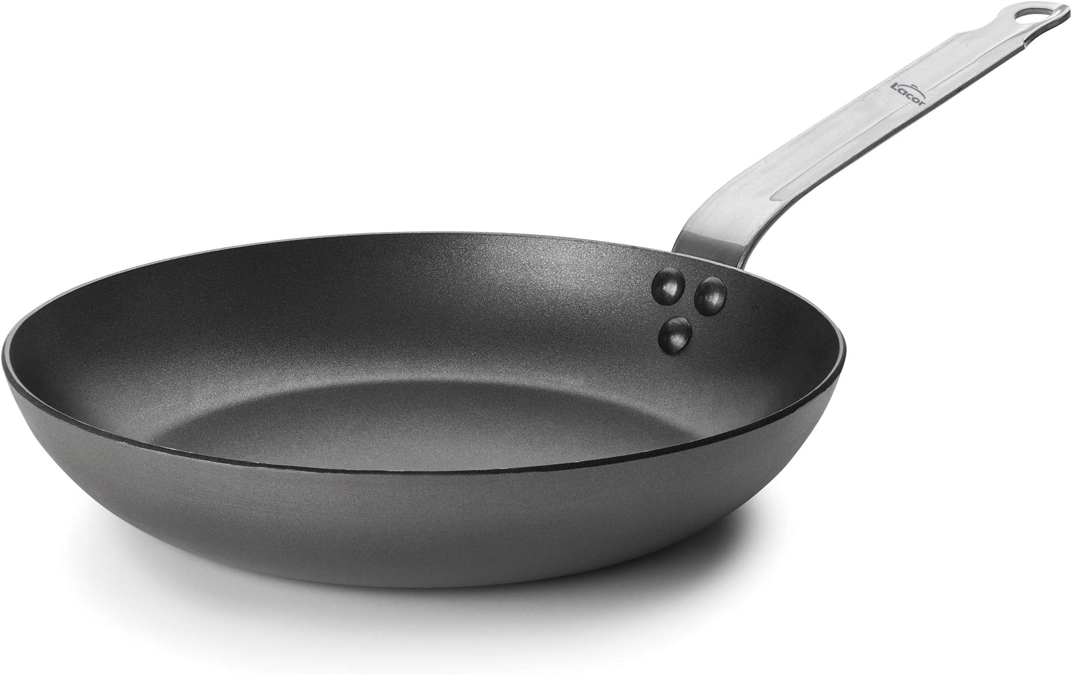 LACOR63728-NON.STICK BLACK IRON FRYING PAN 28 CM.