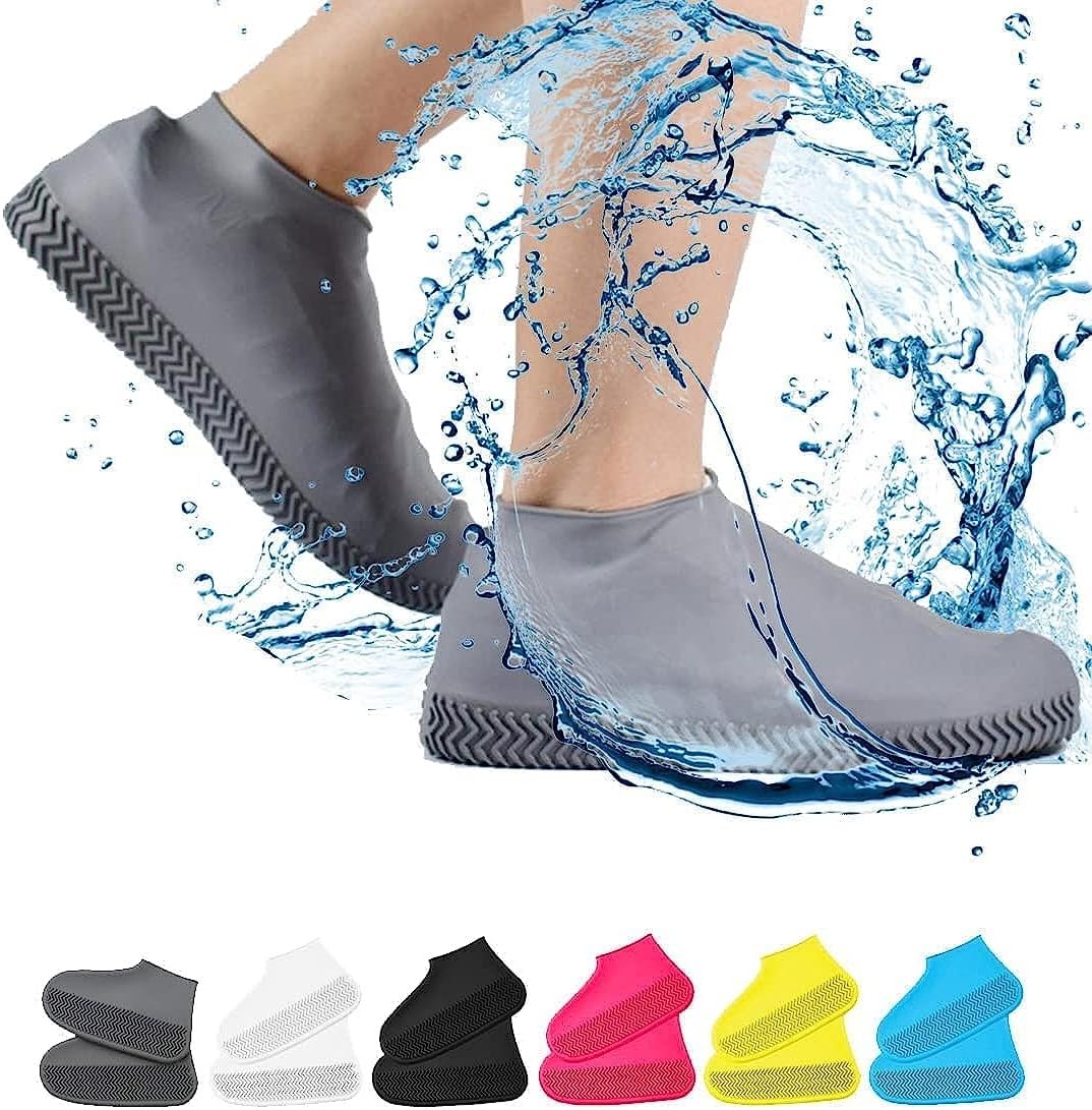 VARiSTY Waterproof Silicone Shoe Covers, Reusable Foldable Not-Slip Rain Shoe,Shoe Protectors Overshoes Rain Galoshes for Kids,Men and Women(ASSORTED COLOR) (LARGE) (B0CC9GVH4D) Amazon Price History, Amazon Price Tracker