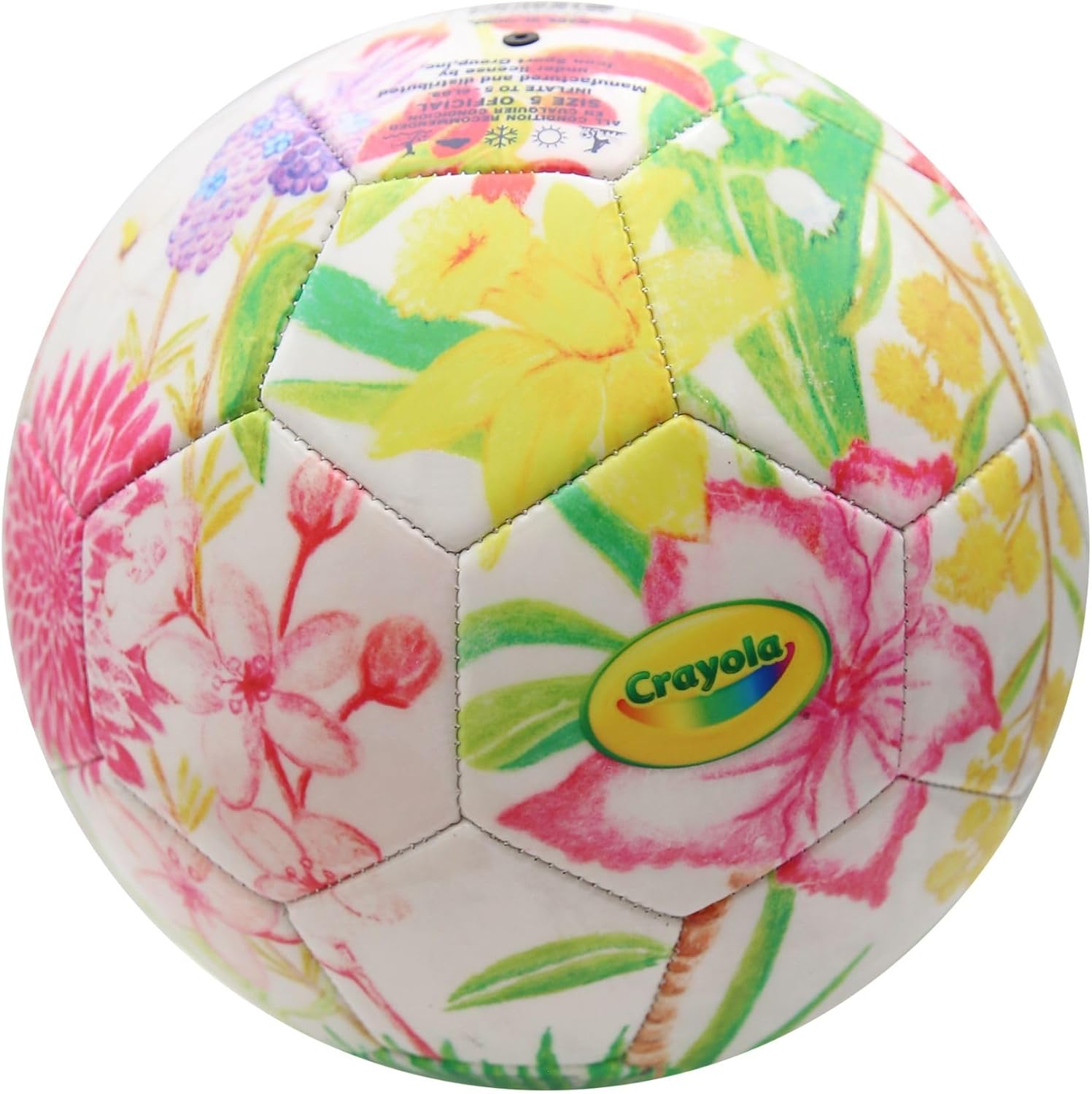 Icon Sports Officially Licensed US Soccer Federation Soccer Ball - USSF149BL White Size 5