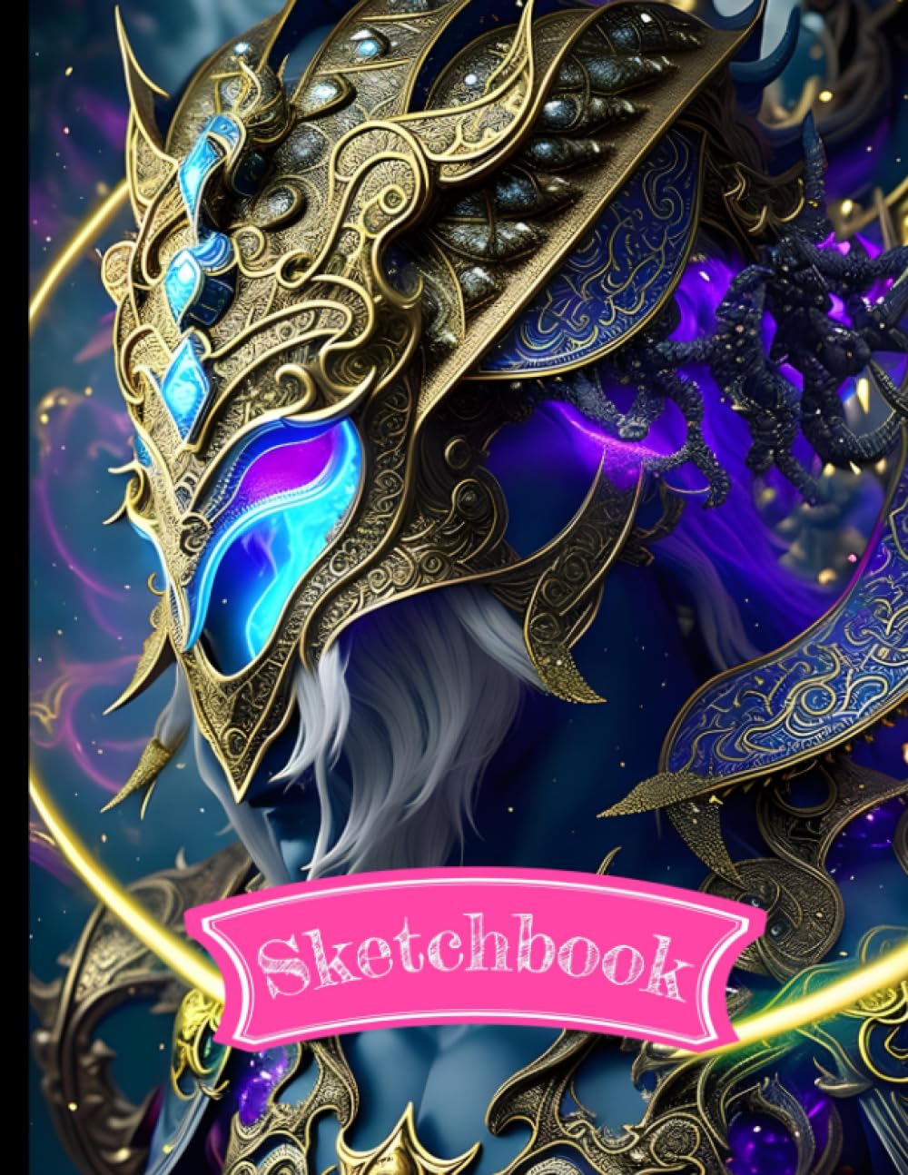 Sketch Book: Sublime Gods of Eternal Radiance, Powerful Mayhem Mystic, Big Size 8.5x11 Inches, 120 Pages